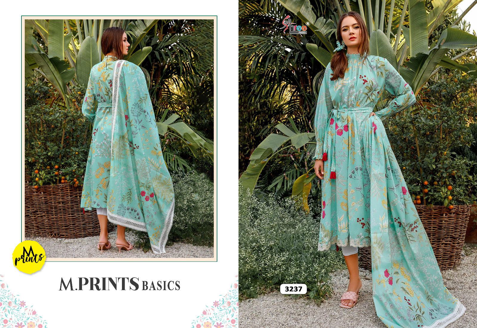 Shree M Print Basics Cotton Pakistani Salwar Suits Catalog
